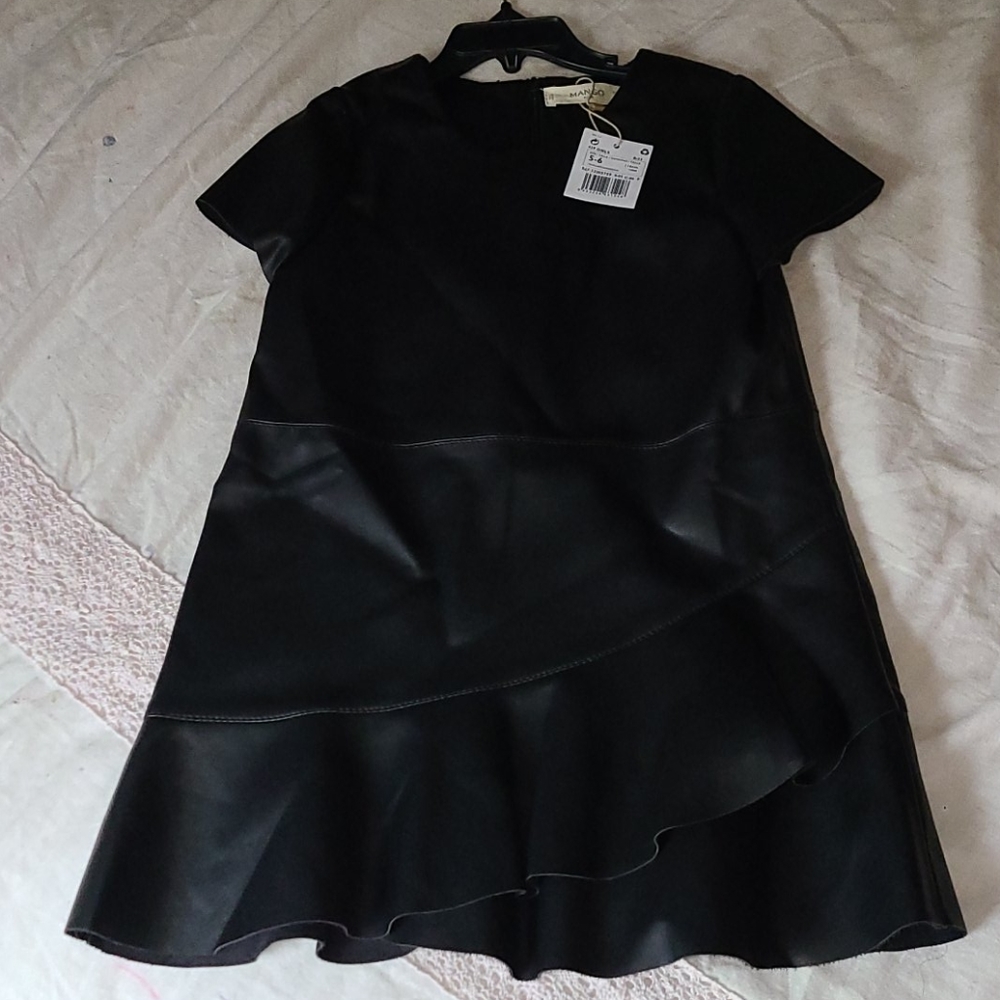 Leather dress Mango dress size 5